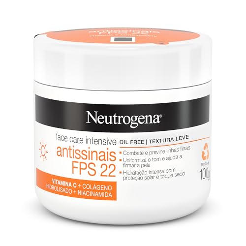Creme Facial Antissinais Neutrogena Face Care Intensive FPS 22 100g