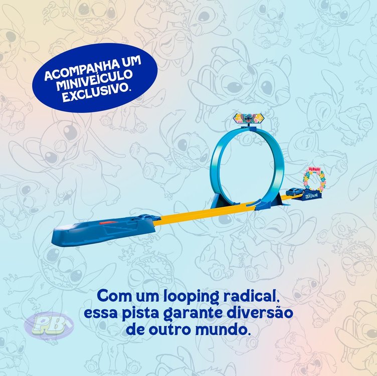 Pista para miniveículos Stitch - Looping Estelar