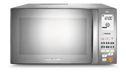 Micro-ondas Brastemp 38L Inox Espelhado Grill BMJ38AR