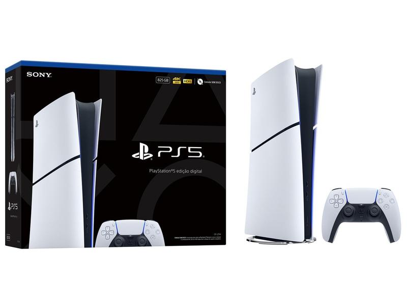 Console PlayStation 5 Slim Digital 825GB com controle Dualsense