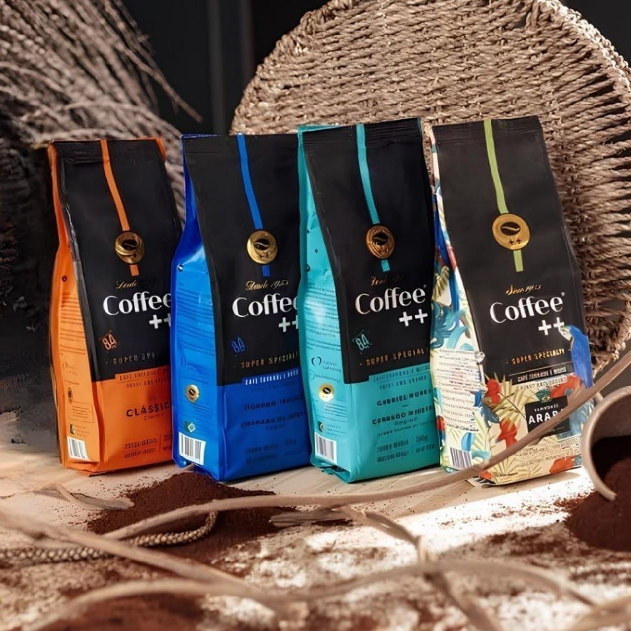 Kit 4 un. Coffee++ Café Especial Em Grãos