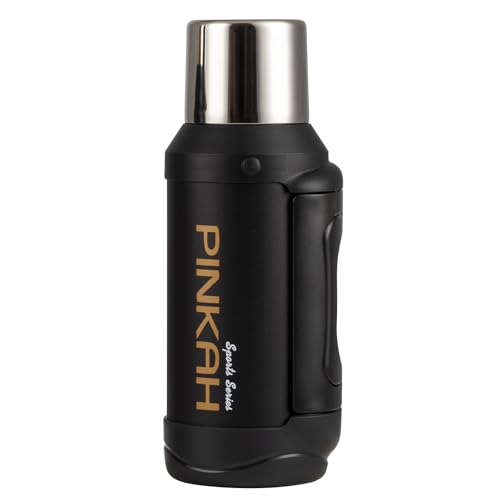 Garrafa Térmica de Viagem Pinkah 1,5L Aço Inox Dupla Camada