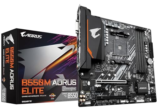 Placa Mãe Gigabyte B550M AORUS ELITE
