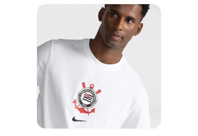 Camiseta Corinthians Nike Crest Masculina