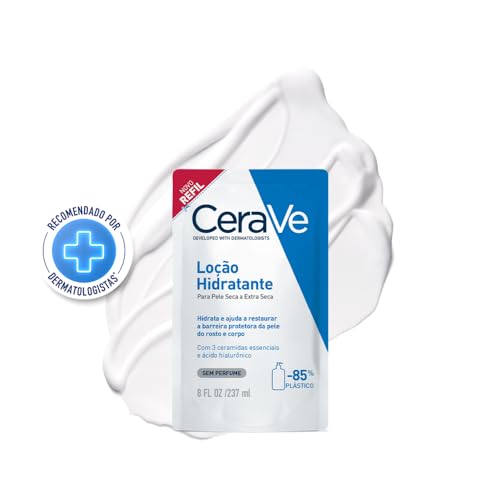 CeraVe Loção Hidratante Corporal Fluida com Ácido Hialurônico 237ml