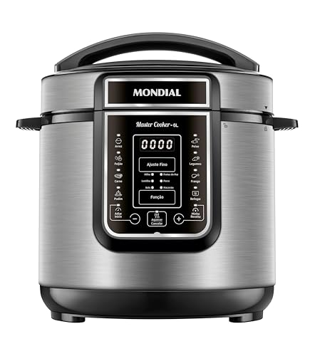 Panela de Pressão Elétrica Digital Mondial 6L 1000W 220V