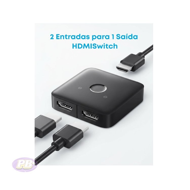 Anker Switch HDMI 4K@60Hz Splitter HDMI 2 em 1
