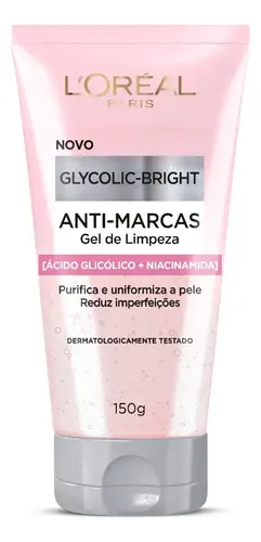 L'Oréal Paris Glycolic-Bright Gel de Limpeza Anti-Marcas
