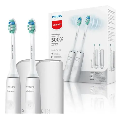 Escova Elétrica Philips Colgate SonicPro 35 - 2 Unidades