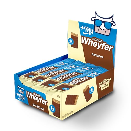 Mu Chocowheyfer Proteico Sabor Baunilha - Display com 12 unidades - 300g