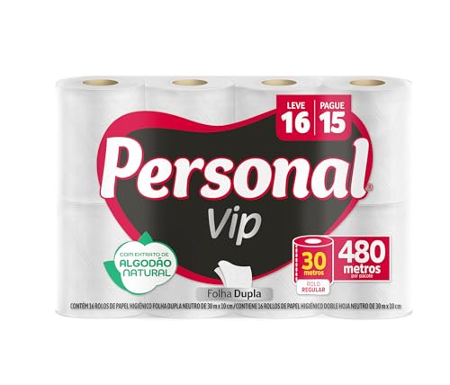 Papel Higiênico Vip Folha Dupla 16 Unidades
