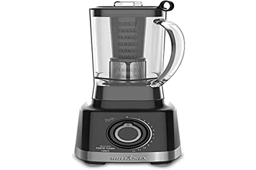 Liquidificador Britânia Turbo BLQ1300P 1400W 3L 127V Chumbo