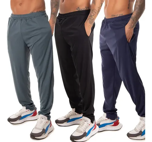 Kit 3 Calça Esportiva Elastano