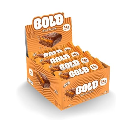 Bold Barra de Proteína Doce de Leite 40g (12 Unidades)
