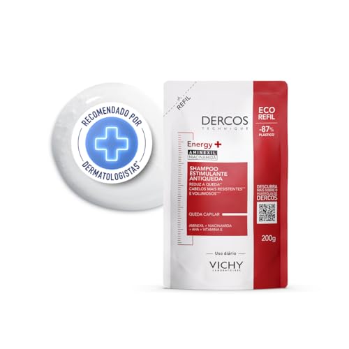 Vichy Dercos Energy+ Shampoo Antiqueda Estimulante Refil 200g