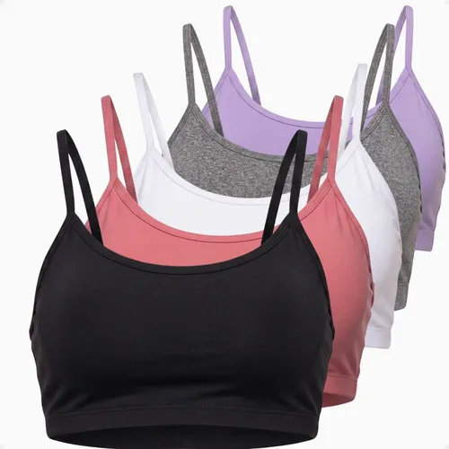 Kit 4 Tops Alcinha Sem Bojo Academia Fitness
