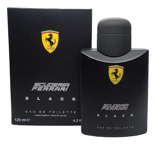 Perfume Ferrari Black Masculino EDT 125ml