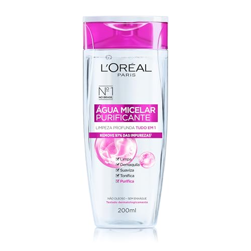 Água Micelar L'Oréal Paris Solução de Limpeza 5 em 1