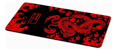 Mousepad Gamer Antiderrapante 80x30cm Dragão Chinês