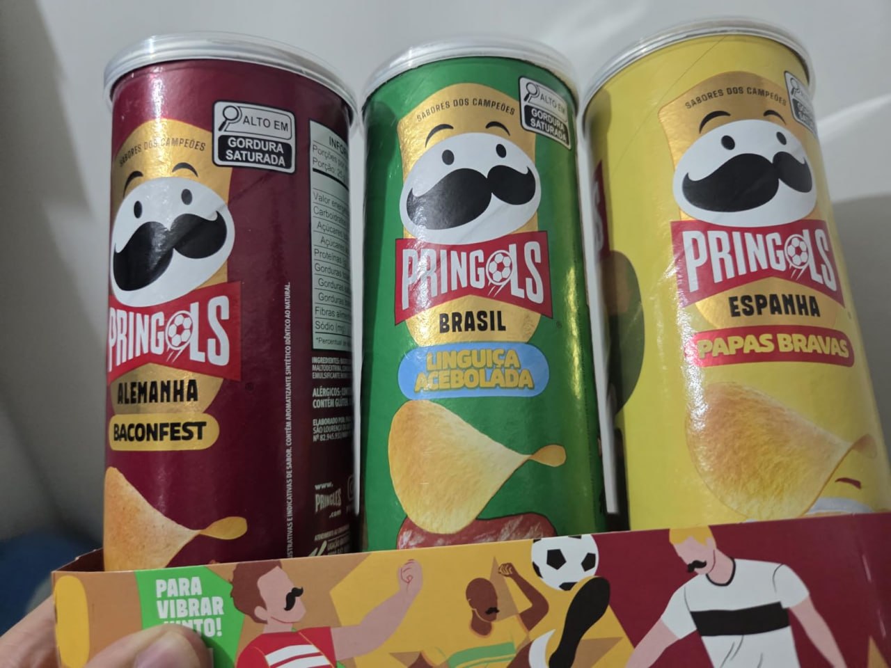 Pringles Tripack Especial Festa do Futebol