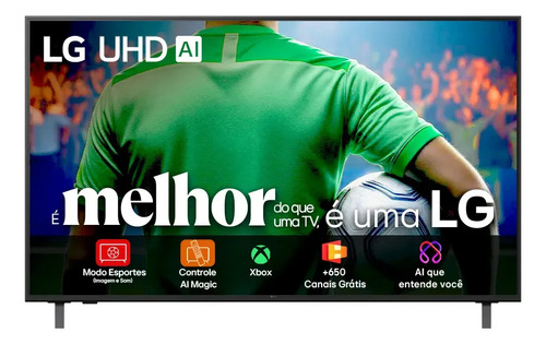 Smart TV LG UHD AI UA85 60 polegadas