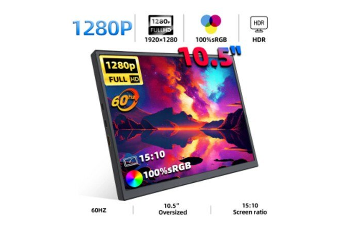 Monitor Portátil ZSUS 10.5"