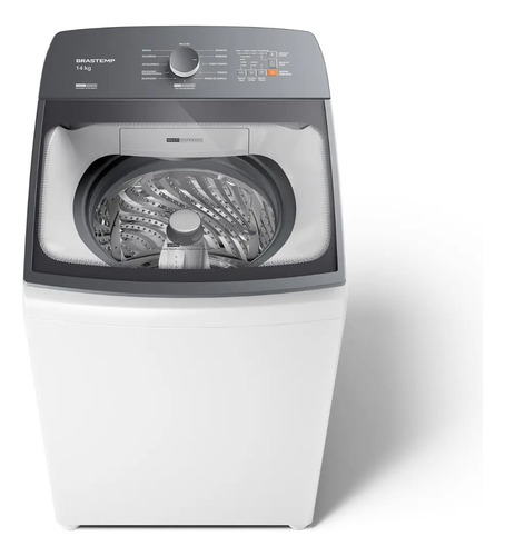 Máquina de Lavar Brastemp 14Kg Branca Smart Sensor BWJ14AB