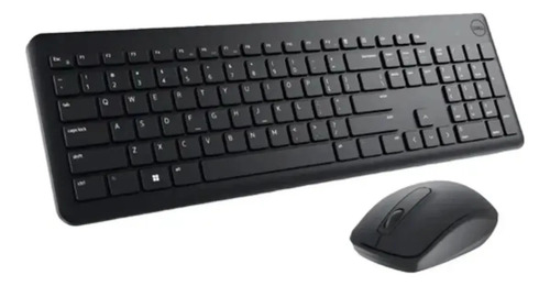 Kit Teclado e Mouse Sem Fio Dell KM3322W Preto