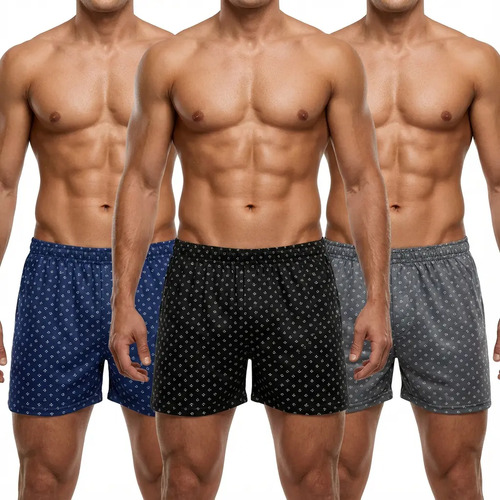Kit 3 Shorts de Dormir Samba Canção
