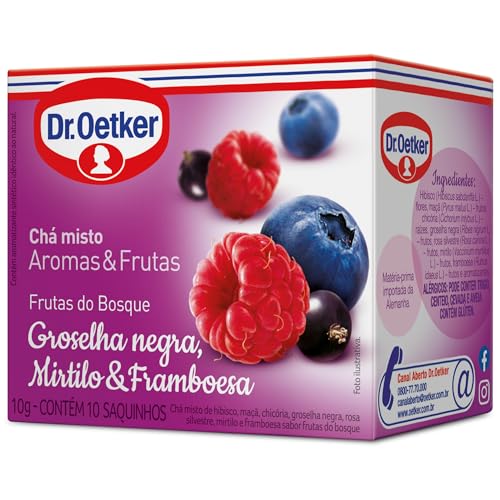 Dr. Oetker Chá Misto Aromas e Frutas Frutas do Bosque
