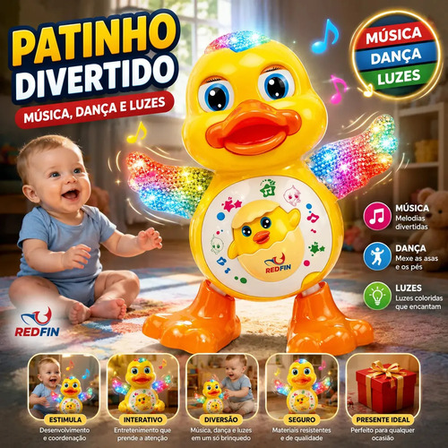 Patinho Dançarino Musical REDFIN