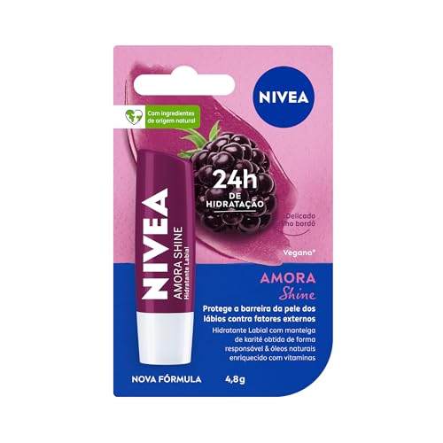 NIVEA Hidratante Labial Amora Shine 4,8g