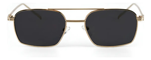 Óculos de Sol Quadrado Smith Black Gold Saint Germain