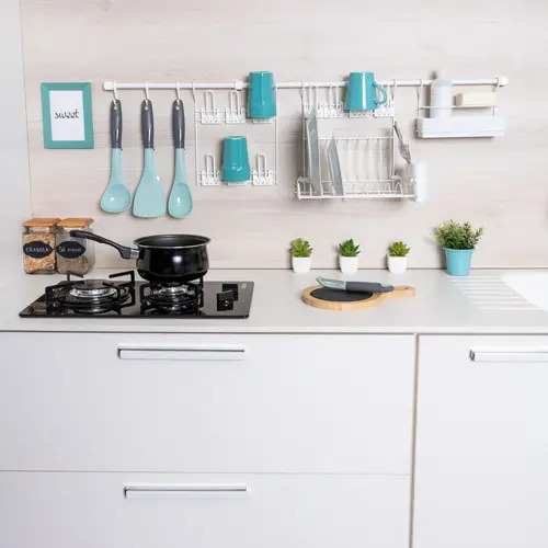 Cook Premium Kit 6 Aramado Para Parede De Cozinha Branco