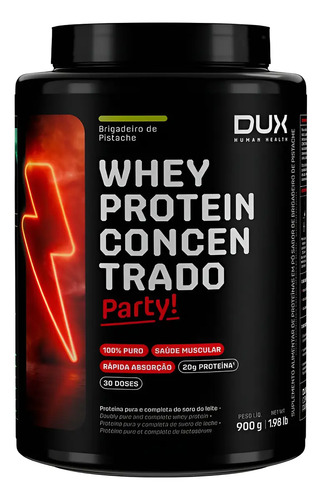 Proteína Dux Human Health Whey Brigadeiro de Pistache 900g
