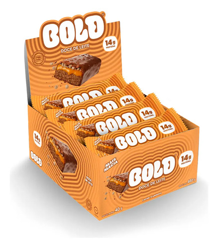 Bold Doce De Leite 40g - 12 unidades
