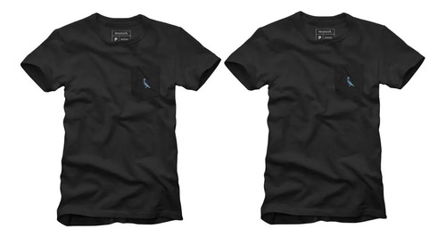 Kit 2 Camisetas Bolso Cb Pica-pau Reserva