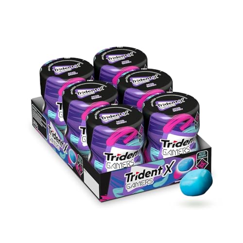 Chiclete Trident X Gamers 6 un. de 48,3g